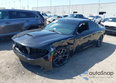 2022 Dodge Charger R/T из США, поврежденный, VIN 2C3CDXCT7NH208903